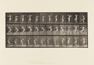 Plate 191.Dance (fantasia) de Eadweard Muybridge