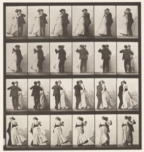 Placa 197. Valsa Dançante, Dois Modelos de Eadweard Muybridge