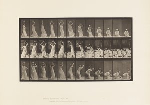 Placa 206. Transportar Jarro de Água na Cabeça, Virá-lo e Colocá-lo de Eadweard Muybridge
