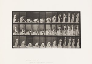 Placa 214. Levantar a criança (70) do chão, dar meia-volta de Eadweard Muybridge