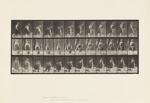 Placa 217. Tooping, Lifting and Carrying £ 30 cesta, 1885 de Eadweard Muybridge