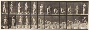 Placa 228. Virando e levantando o jarro de água do solo de Eadweard Muybridge