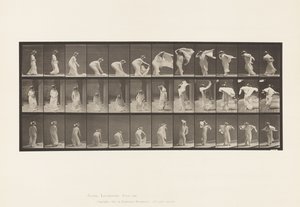Placa 233. Levantar Shawl, Colocar Ombros, Virar de Eadweard Muybridge