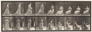 Placa 240. Sentar e Flertar um Ventilador de Eadweard Muybridge