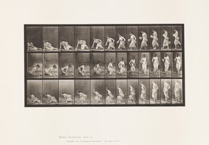 Prato 248. Sentado no chão de Eadweard Muybridge