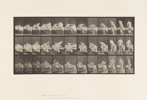 Placa 264. Sair da cama e preparar-se para ajoelhar de Eadweard Muybridge