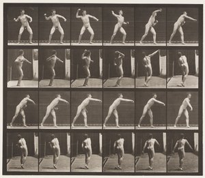 Placa 286. Base-ball; Arremesso de Eadweard Muybridge