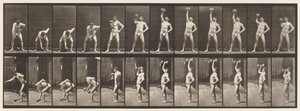 Placa 320. Levantando um Dumb-Bell de 50 lb de Eadweard Muybridge