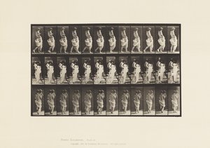 Placa 35. Andando, carregando a criança de Eadweard Muybridge