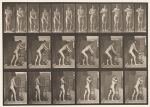 Placa 395. Virar um cabo de manivela de Eadweard Muybridge