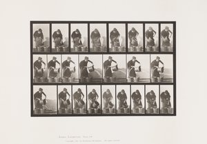 Prato 403. Balde de Água Esvaziamento de Eadweard Muybridge