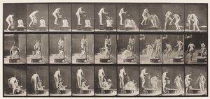 Placa 408. Dois modelos de Eadweard Muybridge