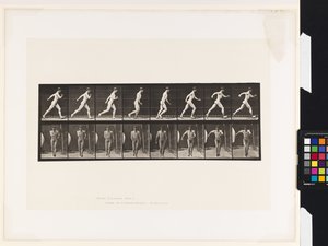 Placa 4. Caminhando de Eadweard Muybridge