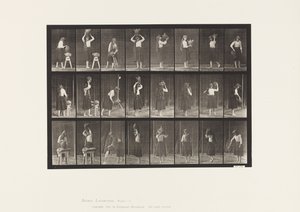Prato 517. Movimentos diversos com um jarro de água de Eadweard Muybridge