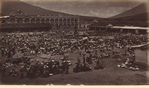 Plaza e Palácio do Vice-rei-Antígua de Guatemala de Eadweard Muybridge