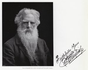 Retrato de Eadweard Muybridge (foto a p/b) de Eadweard Muybridge