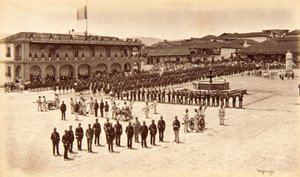 Receção do artista, Quezaltenango, Guatemala de Eadweard Muybridge