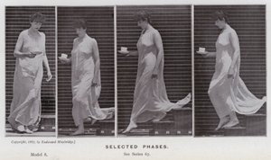 A Figura Humana em Movimento: Fases selecionadas (foto a p/b) de Eadweard Muybridge