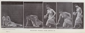 A Figura Humana em Movimento: Fases selecionadas da série 56 (foto a p/b) de Eadweard Muybridge