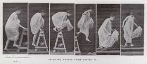 A Figura Humana em Movimento: Fases selecionadas da série 70 (foto a p/b) de Eadweard Muybridge