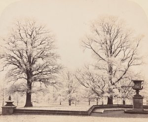 Hoarfrost, a Park Scene, 1862. de Earl of Caithness James Sinclair