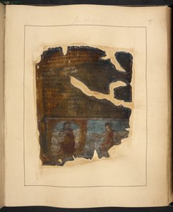 Uma página de The Cotton Genesis, século V ou VI de Eastern Mediterranean School