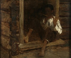Black Boy, c.1860-61 ( óleo sobre tela) de Eastman Johnson
