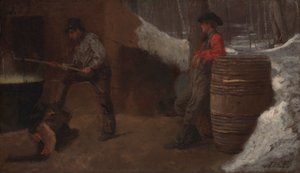 O Sugar Camp (também conhecido como Making Maple Sugar ou Susan Ray de Eastman Johnson