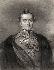 Henry Hardinge, gravado por F. Holl, da &39;National Portrait Gallery, Volume III&39;, publicado em 1820