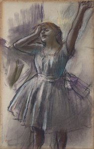 Dançarino Alongamento de Edgar Degas