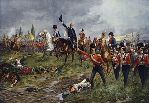 A linha inteira avançará, a batalha de Waterloo