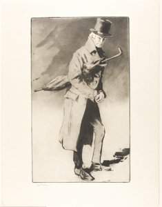 Lerand no papel de "Rodin" em The Wandering Jew