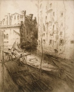 O Gueto Judeu em Veneza, 1906.