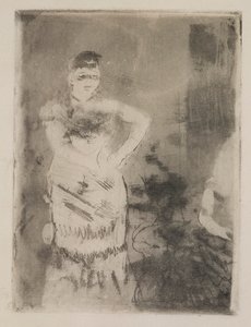 Um cantor de Edgar Degas