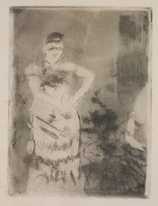 Um cantor de Edgar Degas