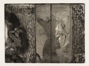Atrizes nos seus camarins de Edgar Degas