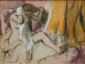 Nach dem Bad de Edgar Degas