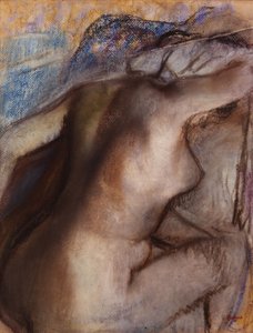 Depois do banho, mulher se secando de Edgar Degas