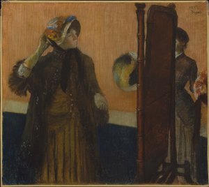 Na modista de Edgar Degas