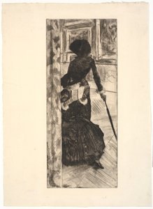 No Louvre: Pintura (Mary Cassatt) de Edgar Degas
