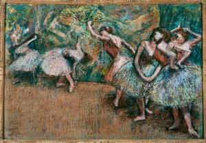 Ballettszene de Edgar Degas