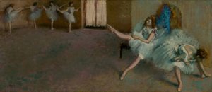 Antes do Balé de Edgar Degas