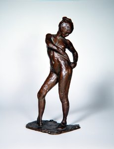 Dançarina Apertando as Cordas de Suas Calças, c.1885-90, elenco 1919 (bronze)