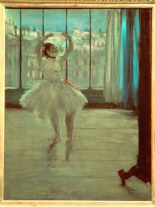 Dançarino em frente a uma janela de Edgar Degas