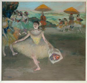 Dançarina no palco de Edgar Degas