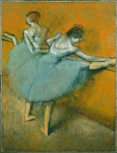 Bailarinas à barra de Edgar Degas