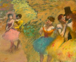 Bailarinos (nos bastidores da Ópera) de Edgar Degas