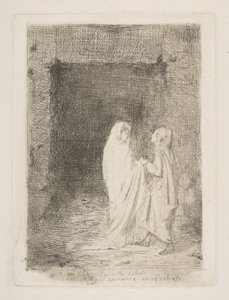 Dante e Virgílio, 1857. de Edgar Degas