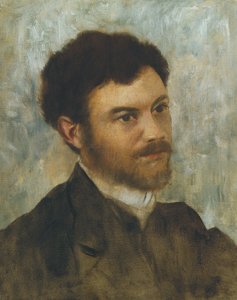 Degas - Retrato de um homem, cerca de 1868-1872, L 195 de Edgar Degas