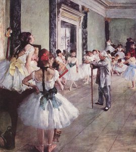 A aula de dança de Edgar Degas